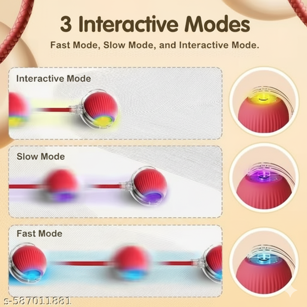 Original Automatic Pet Ball Toy with dock ascceories